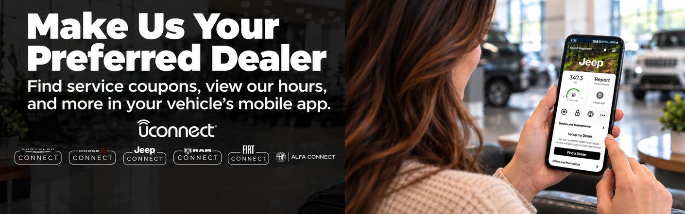 uconnect® make us your preferred dealer | Champion Alfa Romeo in Great Neck NY