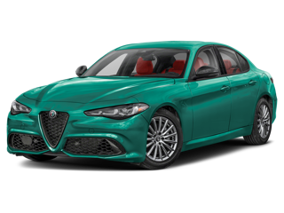 Green Alfa Romeo Giulia Quadrifoglio