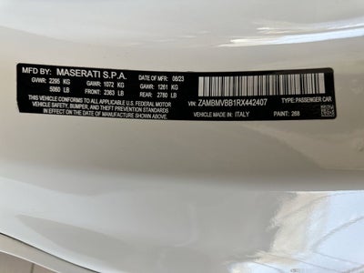 2024 Maserati GranTurismo Modena