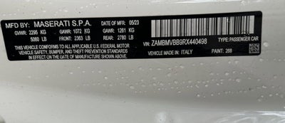 2024 Maserati GranTurismo Modena