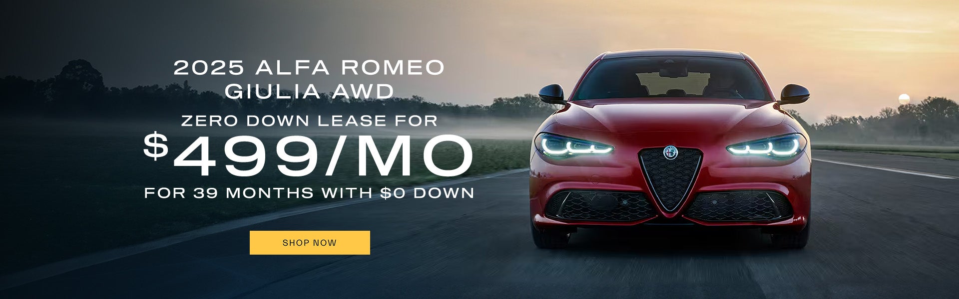 2025 Alpha Romeo Giulia $499