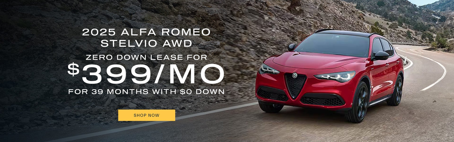 2025 Alpha Romeo Stelvio $399